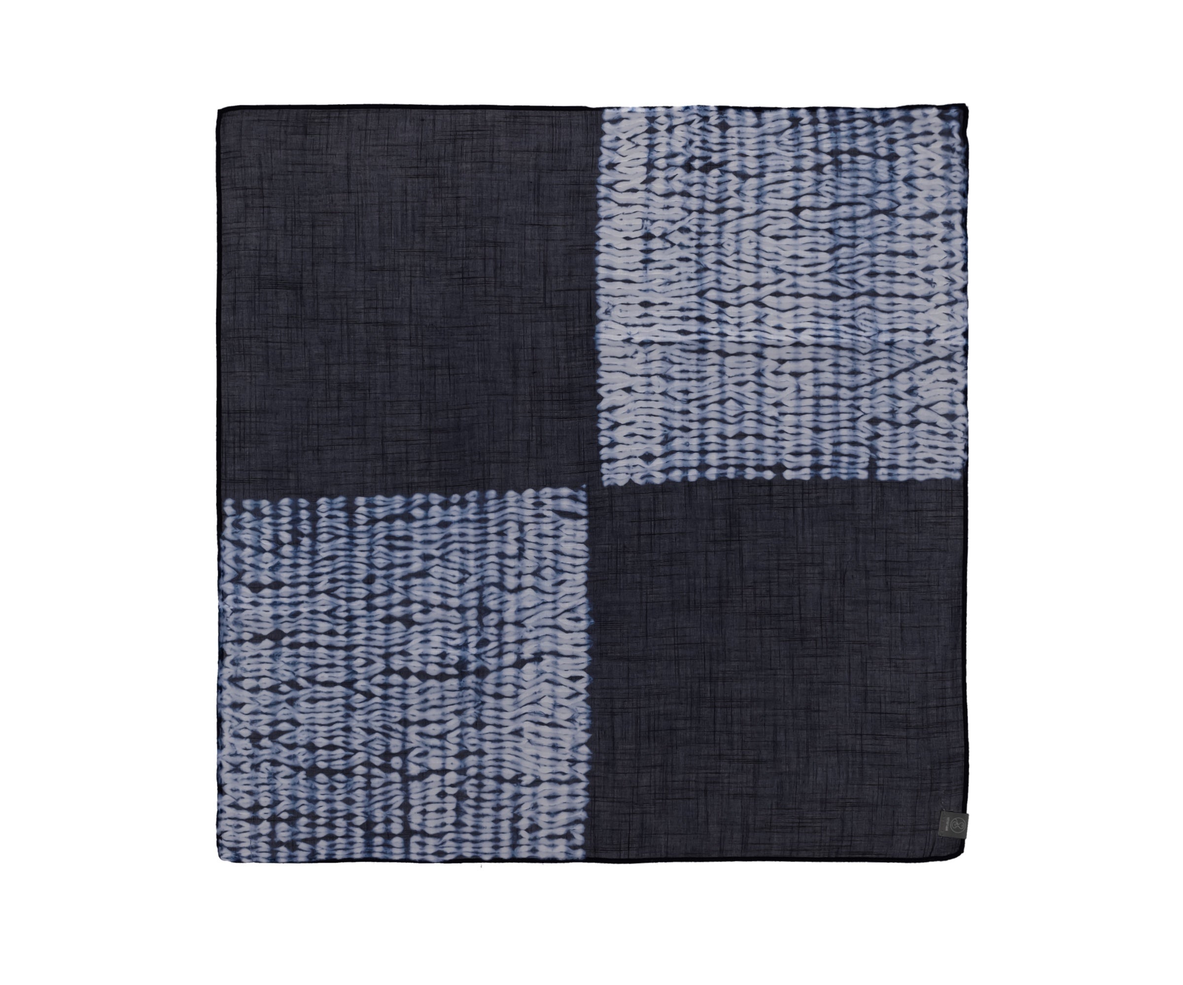 ハンカチ 杢目絞り（市松文様） | TETOF 1608