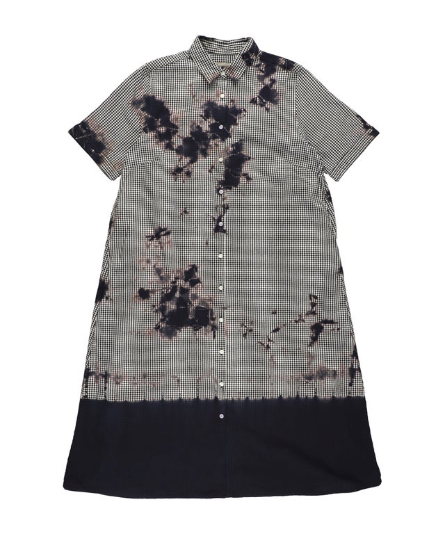 【未使用級】suzusan  ウールフロントボタンドレス　まだら絞り 秋 HIGH TWIST WOOL | SLEEVELESS DRESS – ATON | エイトン