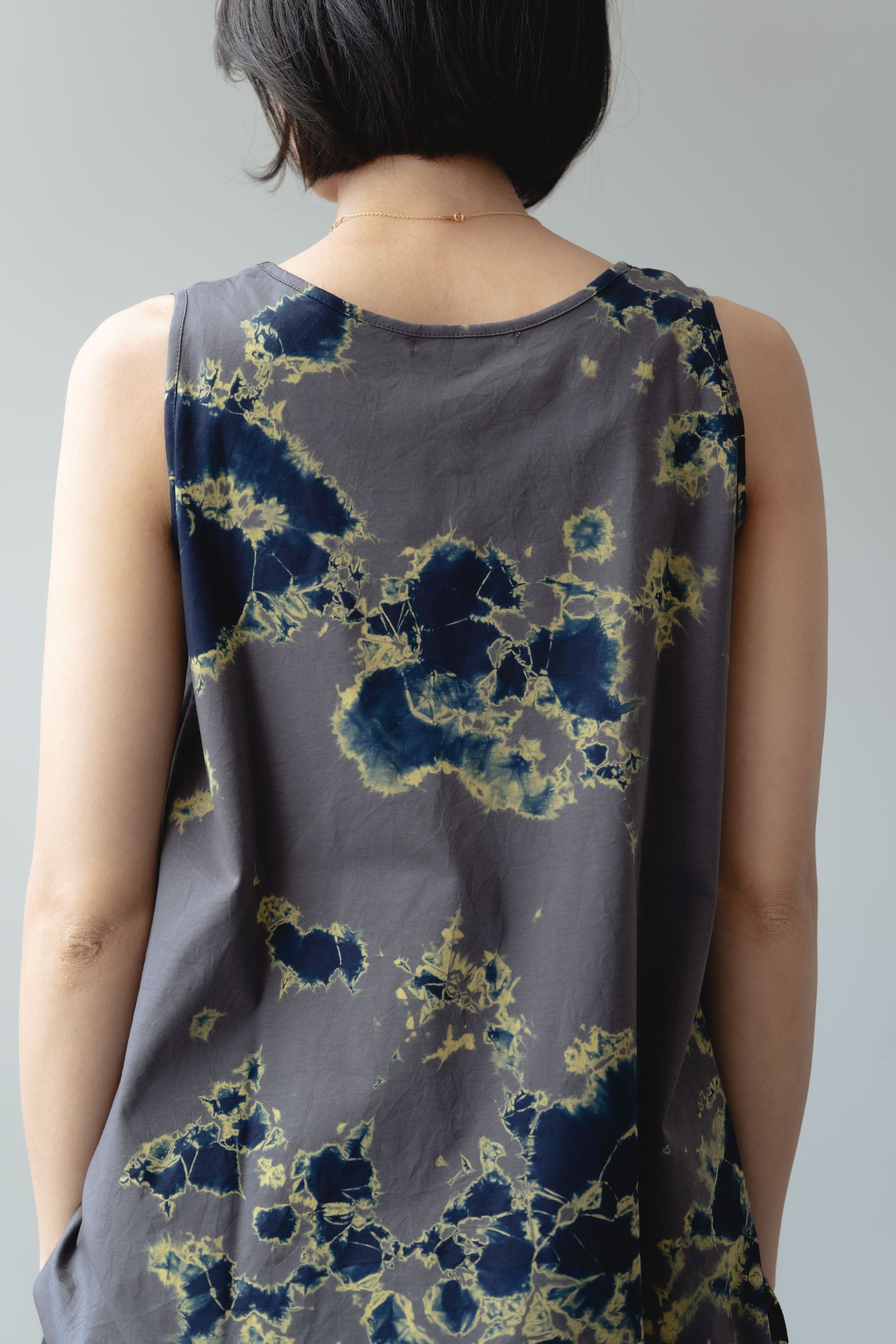 2068C-010 _ Silky Cotton Flare Jersey Tanktop